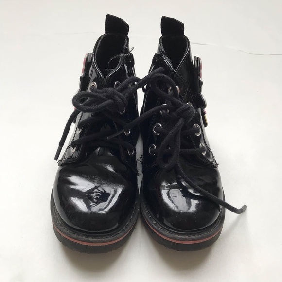 Zara x Disney Minnie Mouse patent boots VGUC size 24(8 toddler) - Picture 5 of 8